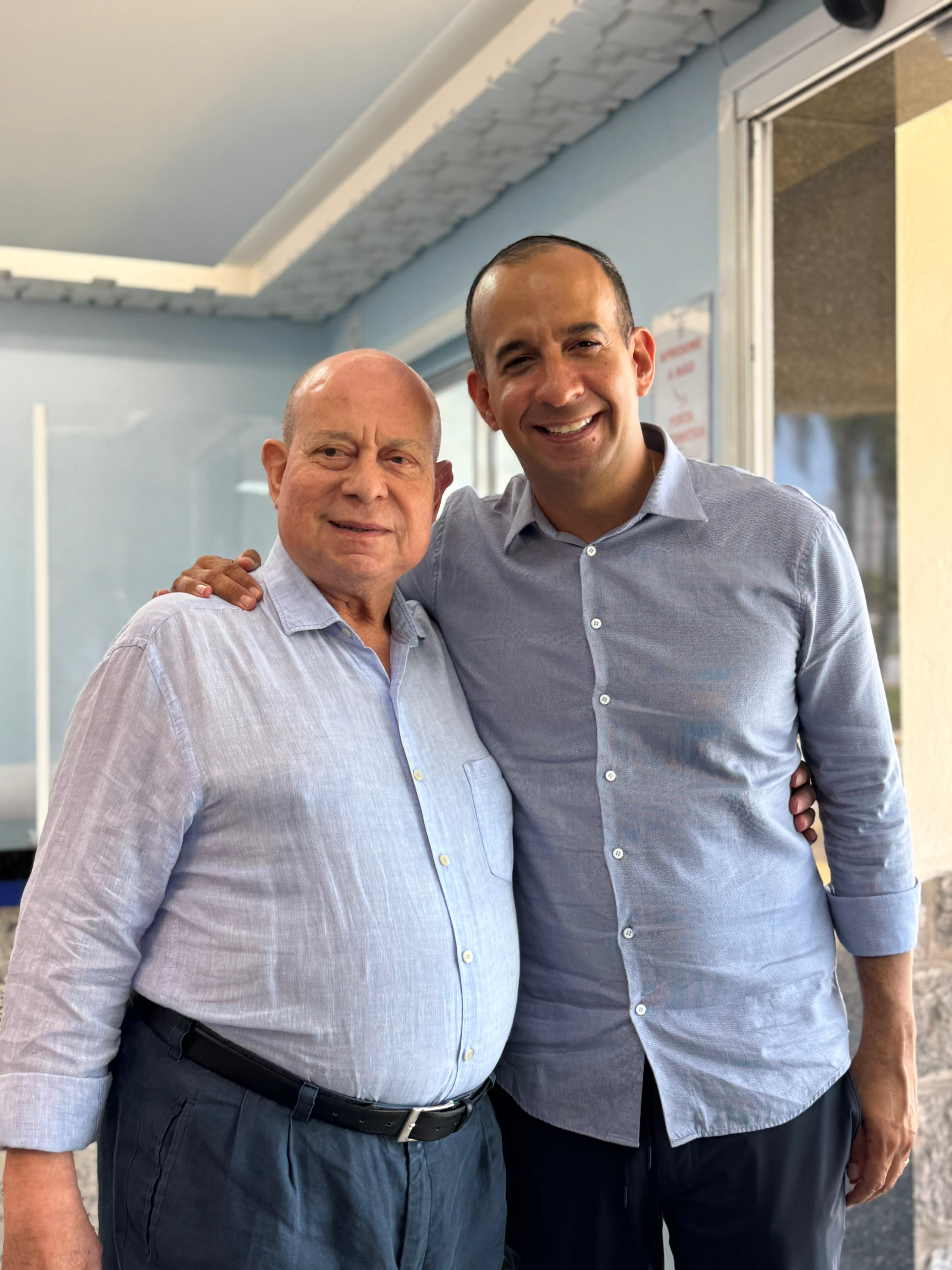 Provedor da entidade, Ariovaldo Feliciano e Paulo Alexandre Barbosa