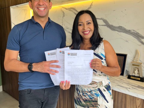 Paulo Alexandre e vice-prefeita de Araras (SP) discutem sobre a destinação de emendas para o Município