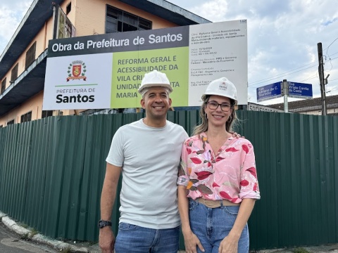 Deputado Paulo Alexandre Barbosa acompanha início das obras da Vila Criativa Santa Maria