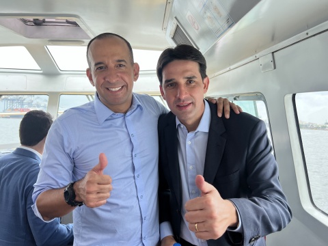 Deputado Federal Paulo Alexandre Barbosa celebra a implantação do novo Terminal de Passageiros em Santos