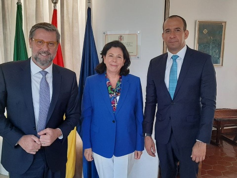 Paulo Alexandre Barbosa se reúne com Embaixadora da Espanha por caso Vini Jr