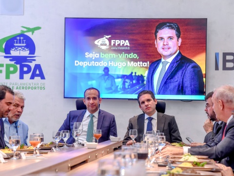 Hugo Motta, candidato à presidência da Câmara dos Deputados, firma compromisso com a FPPA para trabalhar pelo desenvolvimento do setor de infraestrutura de transportes do Brasil    