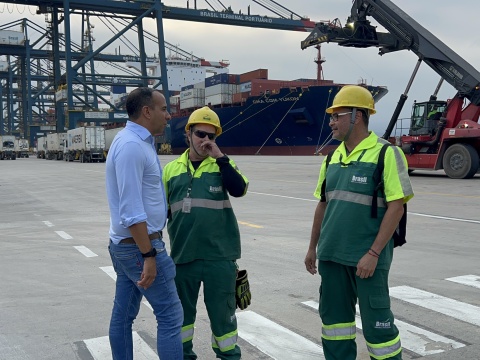 Paulo Alexandre Barbosa conduz primeiro dia de visita técnica ao Porto de Santos