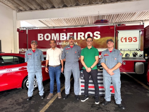 Paulo Alexandre levou investimentos ao Corpo de Bombeiros de Americana