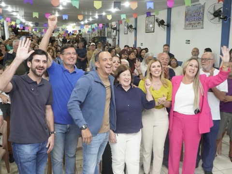 Paulo Alexandre Barbosa se reúne com lideranças locais em Praia Grande e presta contas com a população