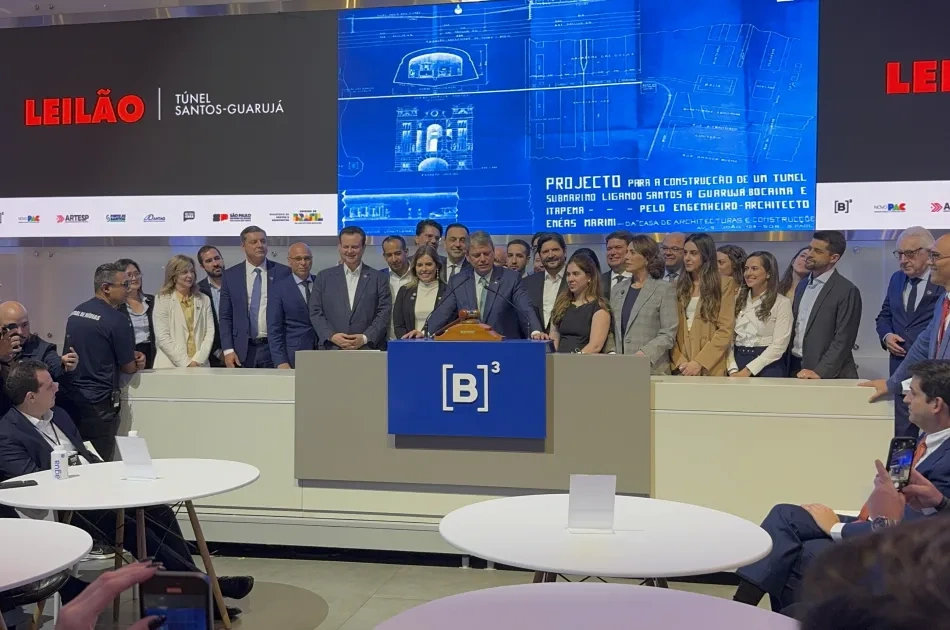 Contrato para construção do túnel Santos-Guarujá será assinado no dia 3